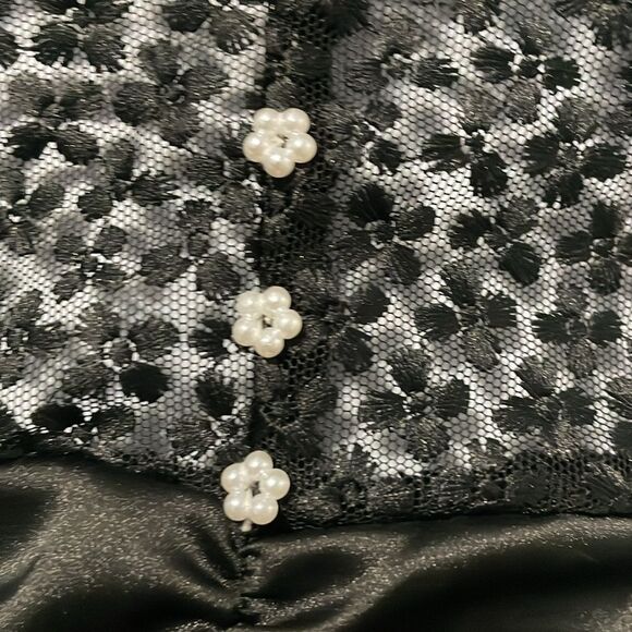 For Love and Lemons Corset Floral Satin Rouched Mini Dress Size Small - Picture 6 of 8